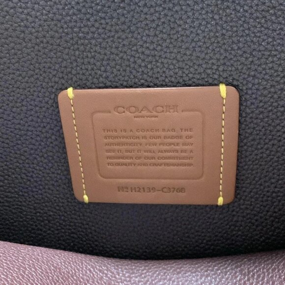 Auth COACH Tyler Carryall C3768 Light Brown Leather - Tote Bag - Picture 7 of 8